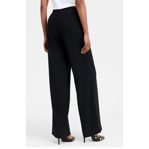 International Concepts Women Straight Leg Pull On Pant Size XL Black - Picture 3 of 3